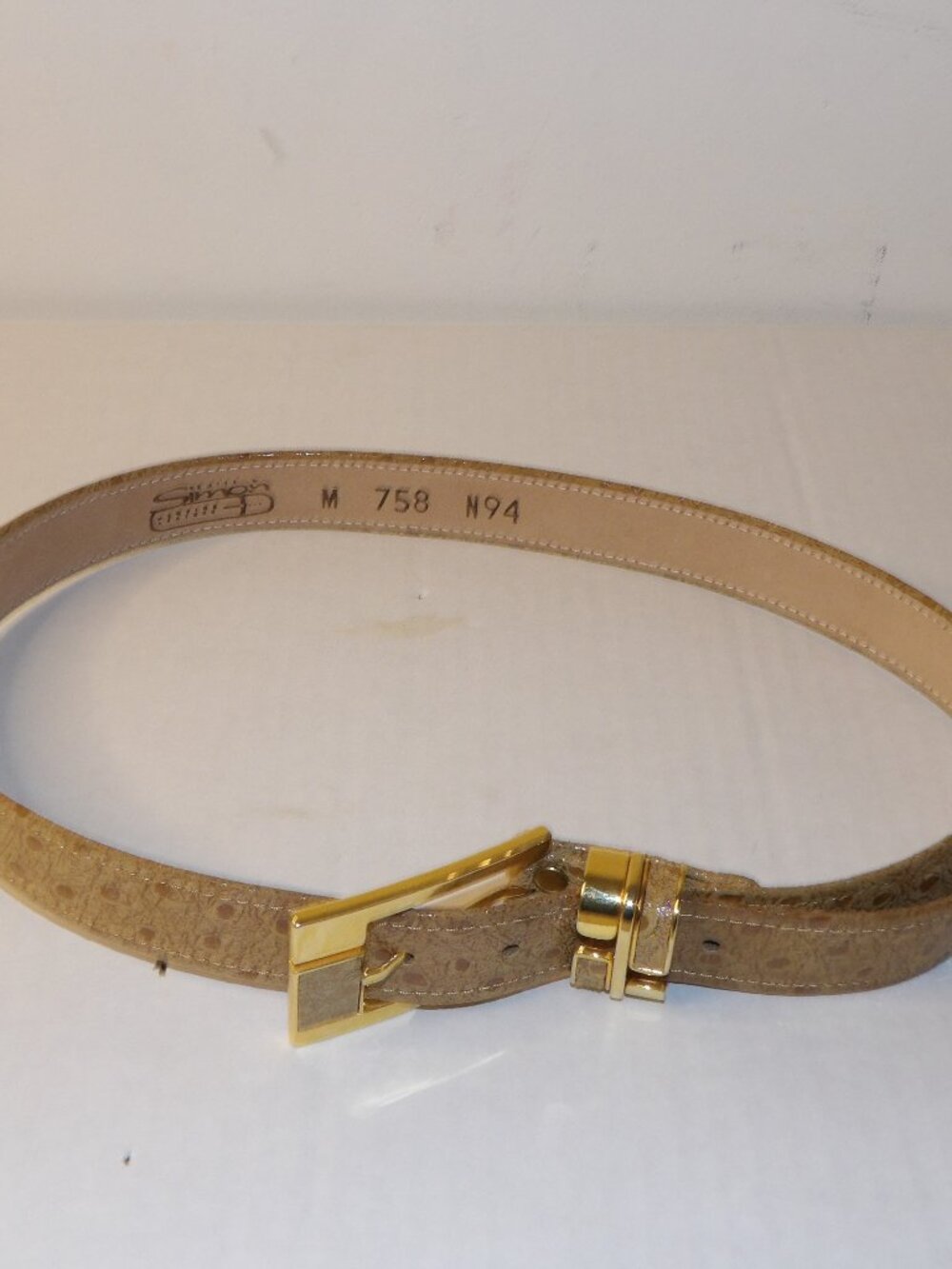 Belts by SIMON Tan Belt Women's Medium - Picture 4 of 5